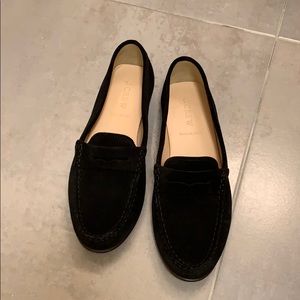 J Crew Italian suede loafers